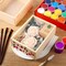 6 Pcs Wood Boxes with Window for Crafts 7.8 x 6 x 2.8 Inch Unfinished Wood Box Small Wooden Storage Boxes Wooden Display Box with Sliding Transparency Lid for DIY Birthday Party Gift Favor